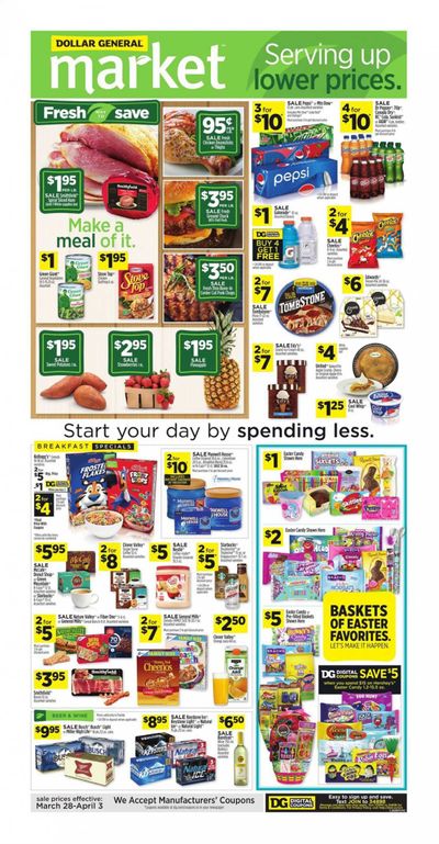 Dollar General (FL) Weekly Ad Flyer March 28 to April 3