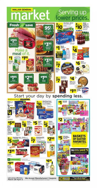 Dollar General (VA) Weekly Ad Flyer March 28 to April 3