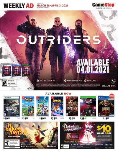 GameStop Weekly Ad Flyer March 28 to April 3