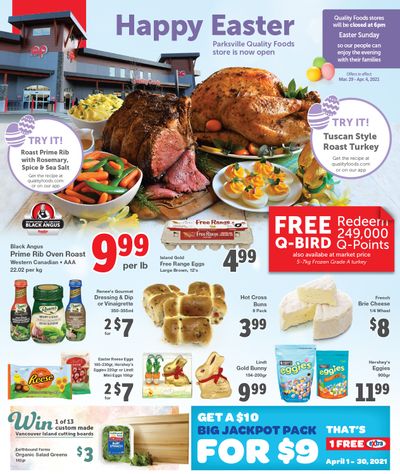 Quality Foods Flyer March 29 to April 4