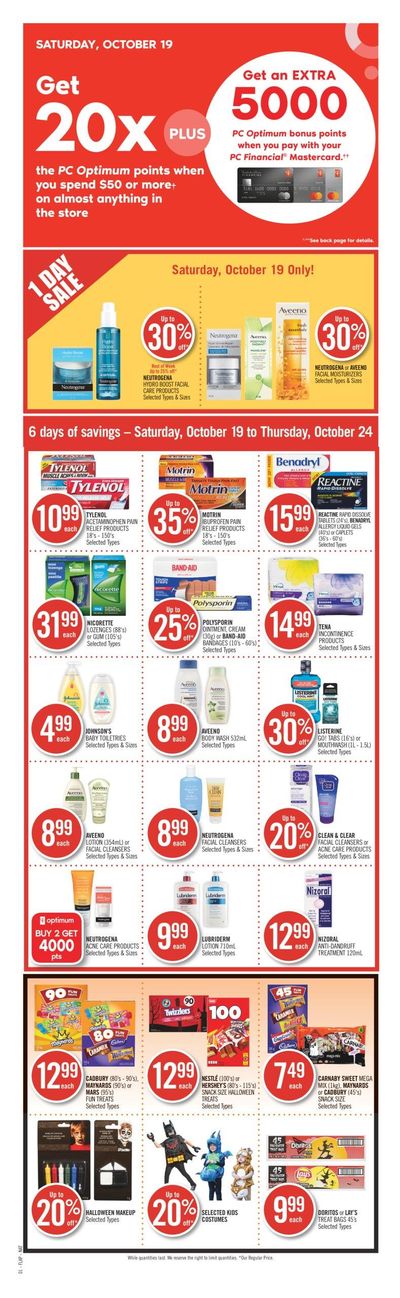 Shoppers Drug Mart (Atlantic) Flyer October 19 to 24