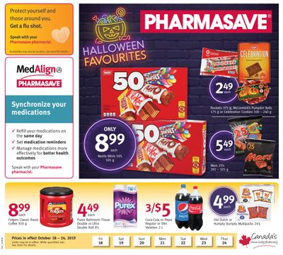 Pharmasave (SK & MB) Flyer October 18 to 24