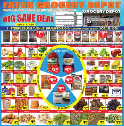 Fateh Grocery Depot Flyer September 5 to 11