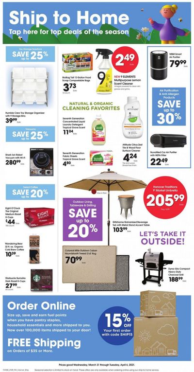 Baker's Weekly Ad Flyer March 31 to April 6