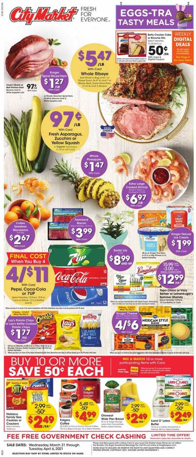 City Market (CO, NM, UT, WY) Weekly Ad Flyer March 31 to April 6