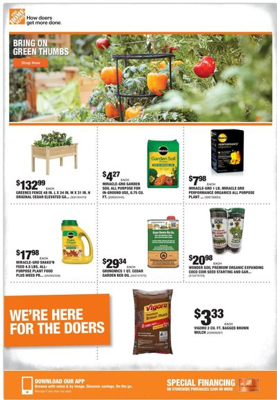 The Home Depot Weekly Ad Flyer March 29 to April 8