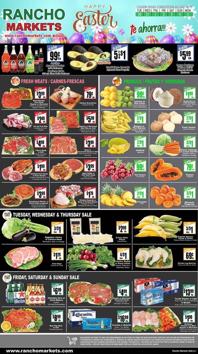 Rancho Markets Weekly Ad Flyer March 30 to April 5