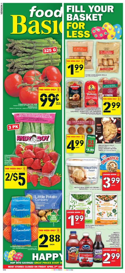 Food Basics Flyer April 1 to 7