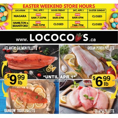 Lococo's Flyer March 31 to April 3