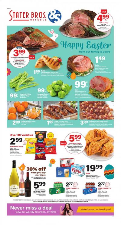 Stater Bros. Weekly Ad Flyer March 31 to April 6
