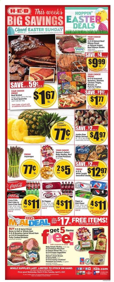 H-E-B (TX) Weekly Ad Flyer March 31 to April 6