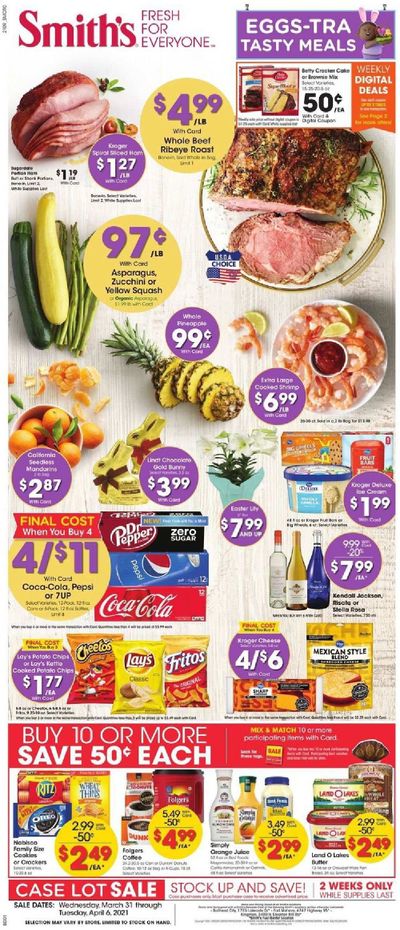 Smith's (AZ, ID, MT, NM, NV, UT, WY) Weekly Ad Flyer March 31 to April 6