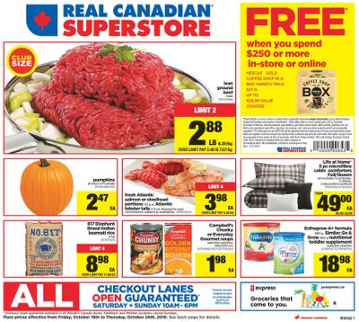 Real Canadian Superstore (West) Flyer October 18 to 24