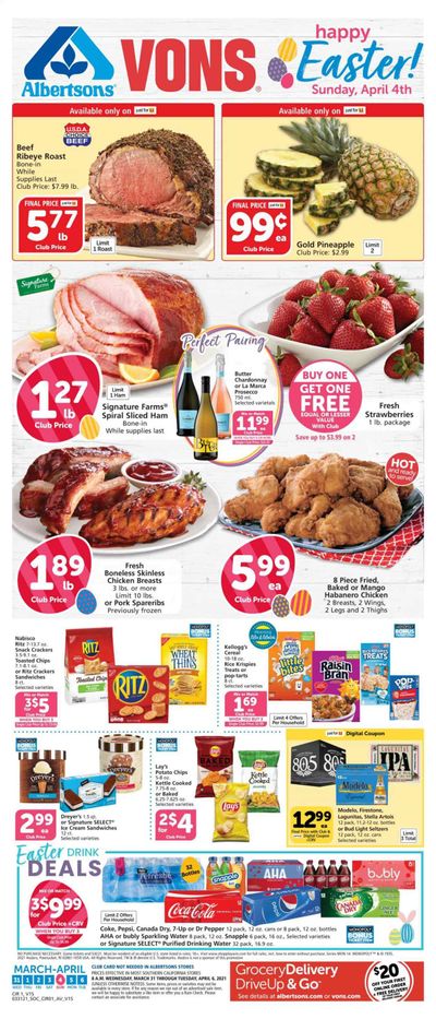 Albertsons Weekly Ad Flyer March 31 to April 6