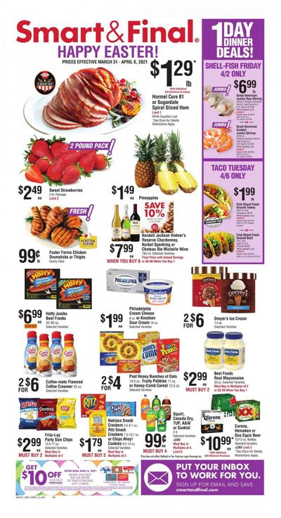Smart & Final (AZ, CA) Weekly Ad Flyer March 31 to April 6