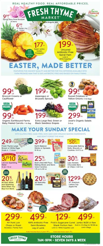 Fresh Thyme Weekly Ad Flyer March 31 to April 6