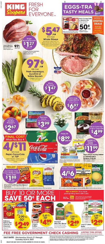 King Soopers (CO, WY) Weekly Ad Flyer March 31 to April 6