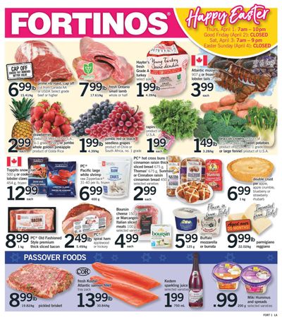 Fortinos Flyer April 1 to 3