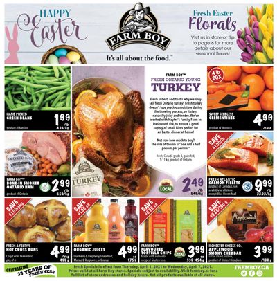 Farm Boy Flyer April 1 to 7