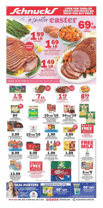 Schnucks (IA, IL, IN, MO, WI) Weekly Ad Flyer March 31 to April 6
