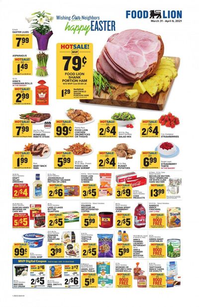 Food Lion (SC) Weekly Ad Flyer March 31 to April 6