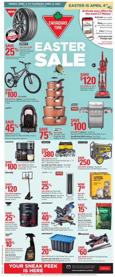 Canadian Tire (ON) Flyer April 2 to 8
