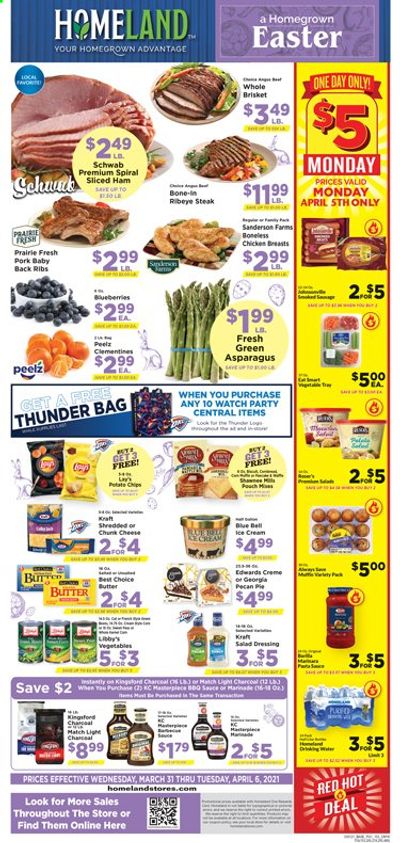Homeland (OK, TX) Weekly Ad Flyer March 31 to April 6