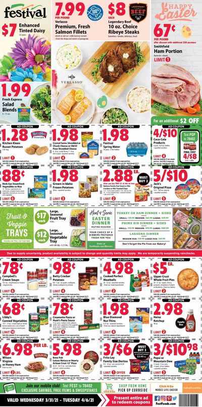 Festival Foods Weekly Ad Flyer March 31 to April 6