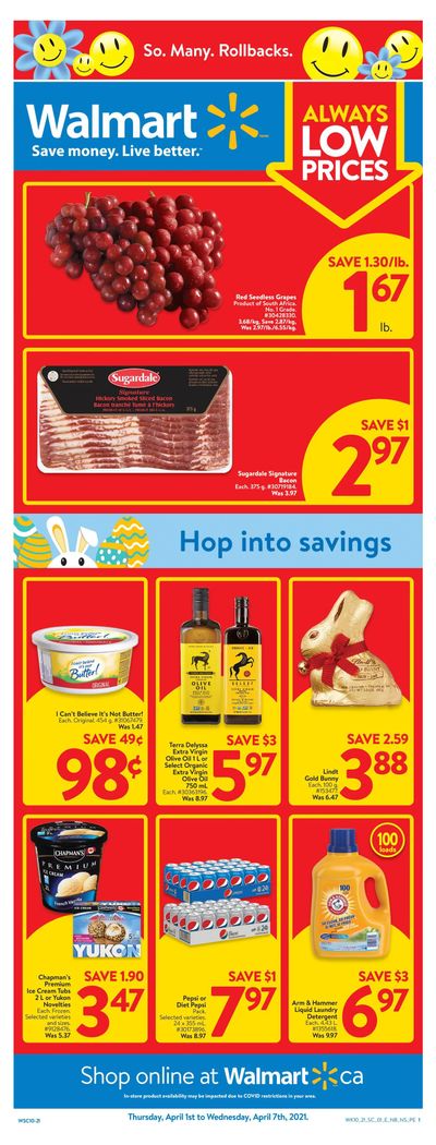 Walmart (Atlantic) Flyer April 1 to 7