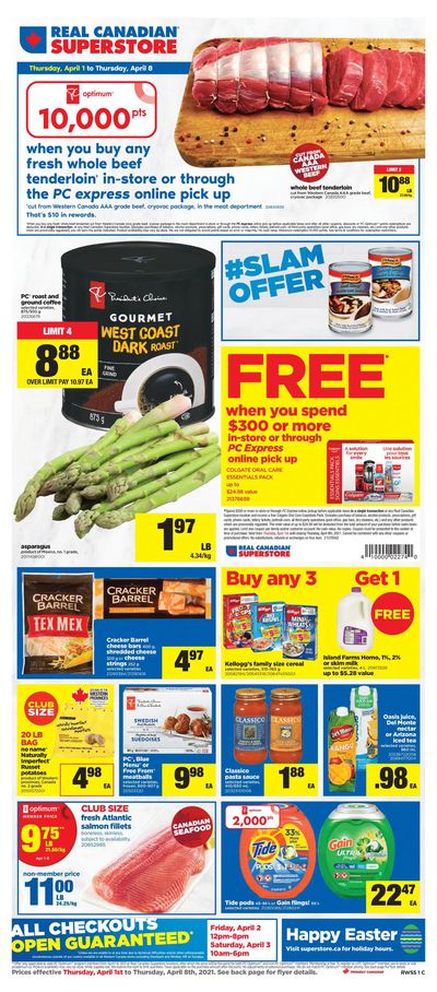 Real Canadian Superstore (West) Flyer April 1 to 8