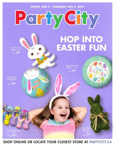 Party City Flyer April 2 to 8
