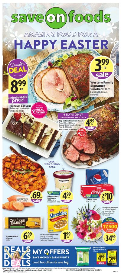 Save on Foods (BC) Flyer April 1 to 7
