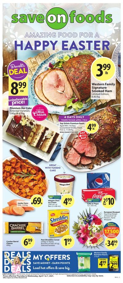 Save on Foods (SK) Flyer April 1 to 7