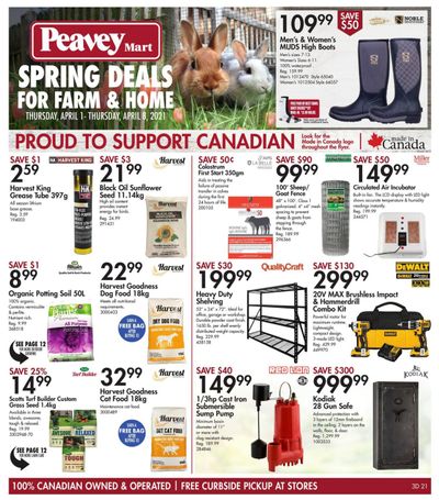 Peavey Mart (AB) Flyer April 1 to 8