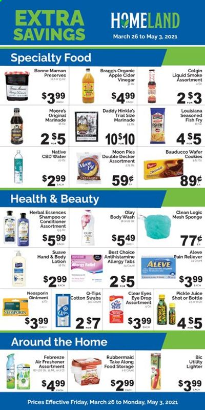 Homeland (OK, TX) Weekly Ad Flyer March 26 to May 3 Homeland (OK, TX) Weekly Ad Flyer March 26 to May 3