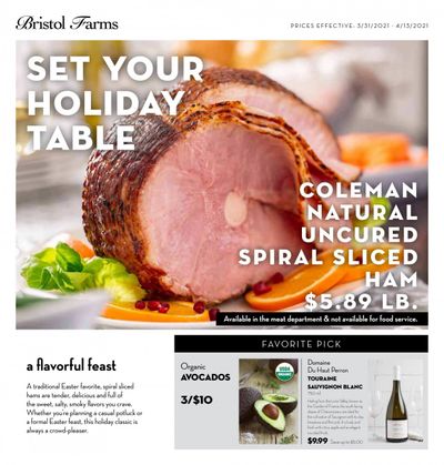 Bristol Farms (CA) Weekly Ad Flyer March 31 to April 13