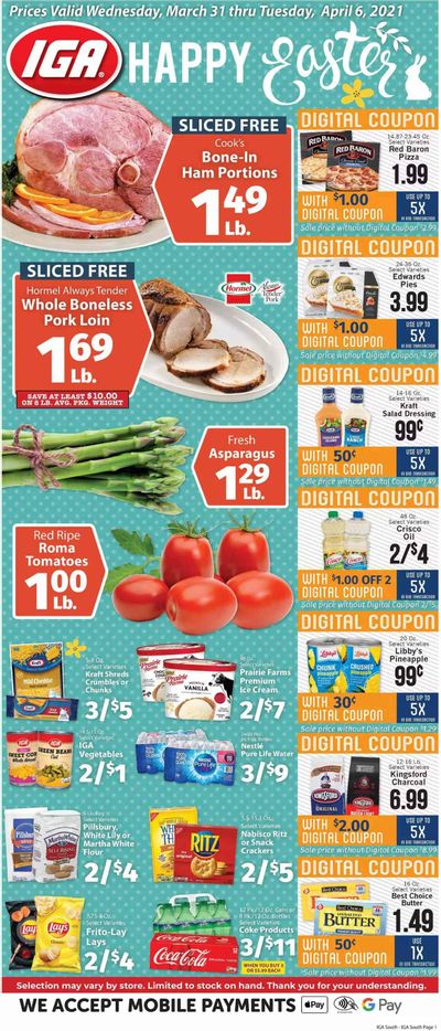 IGA Weekly Ad Flyer March 31 to April 6