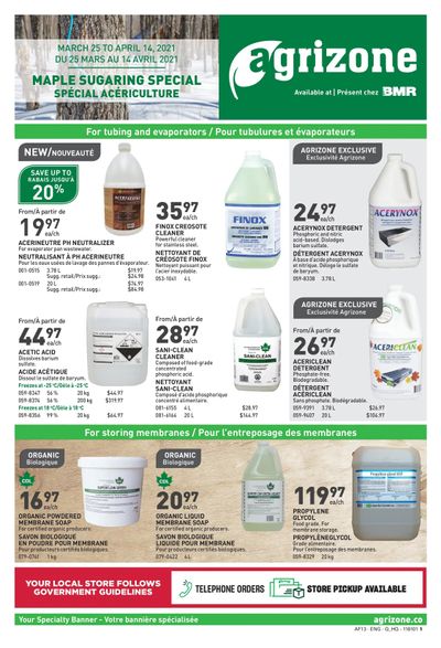 BMR Agrizone Flyer March 25 to April 14