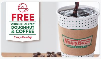 Krispy Kreme Canada Giving Away FREE Coffee & Donuts Every Monday!