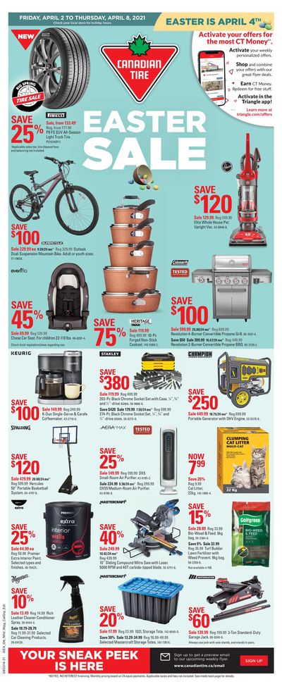 Canadian Tire (Atlantic) Flyer April 2 to 8