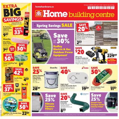Home Building Centre (ON) Flyer April 1 to 7