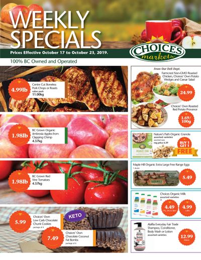 Choices Market Flyer October 17 to 23