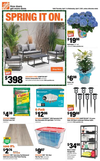 Home Depot (ON) Flyer April 1 to 7