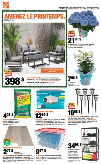 Home Depot (QC) Flyer April 1 to 7