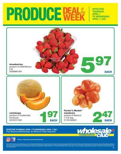 Wholesale Club (ON) Produce Deal of the Week Flyer April 1 to 7