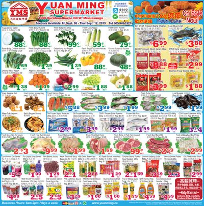 Yuan Ming Supermarket Flyer September 6 to 12