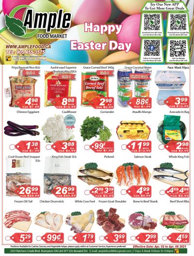 Ample Food Market (Brampton) Flyer April 2 to 8