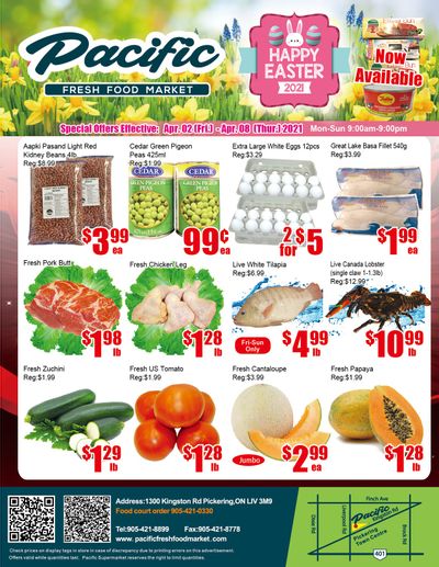 Pacific Fresh Food Market (Pickering) Flyer April 2 to 8