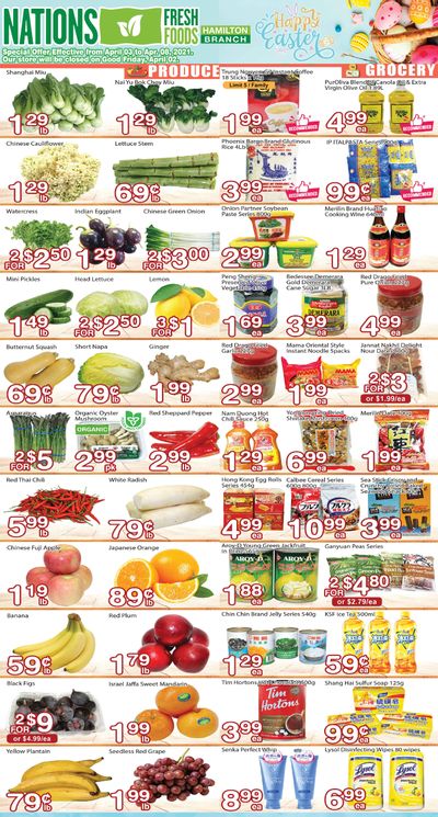 Nations Fresh Foods (Hamilton) Flyer April 3 to 8