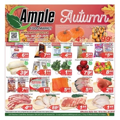 Ample Food Market Flyer October 18 to 24